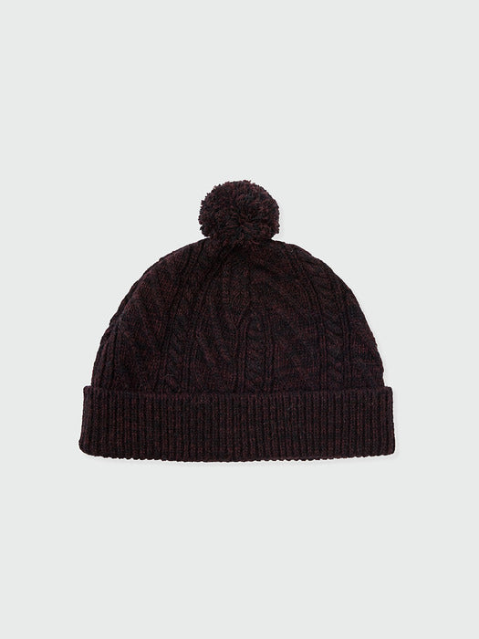 [EENK] Xlack Beanie - Brown