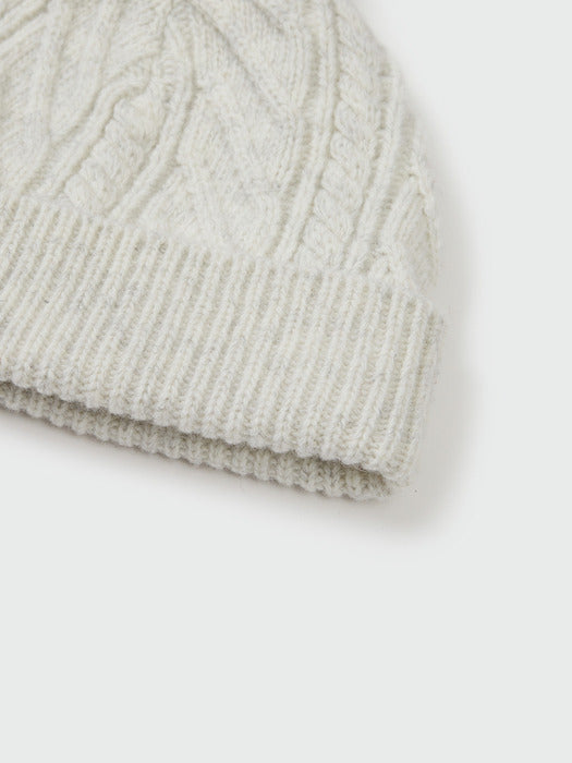 Eenk Xlack Beanie - Ivory