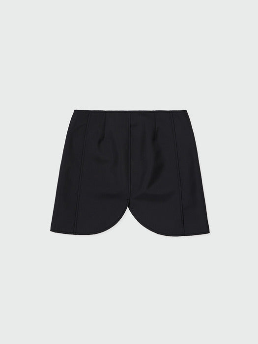 Eenk Xoanon Open Front Skirt Belt - Black