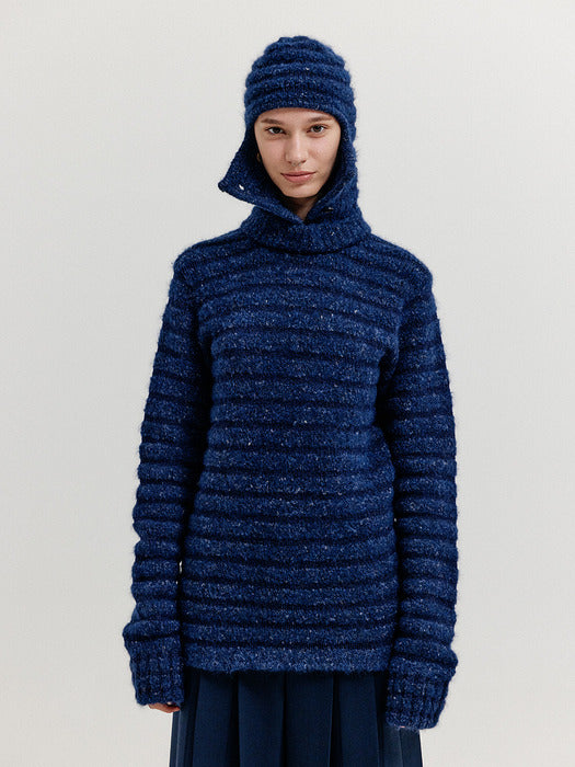 Eenk Xola Balaclava Pullover - Navy