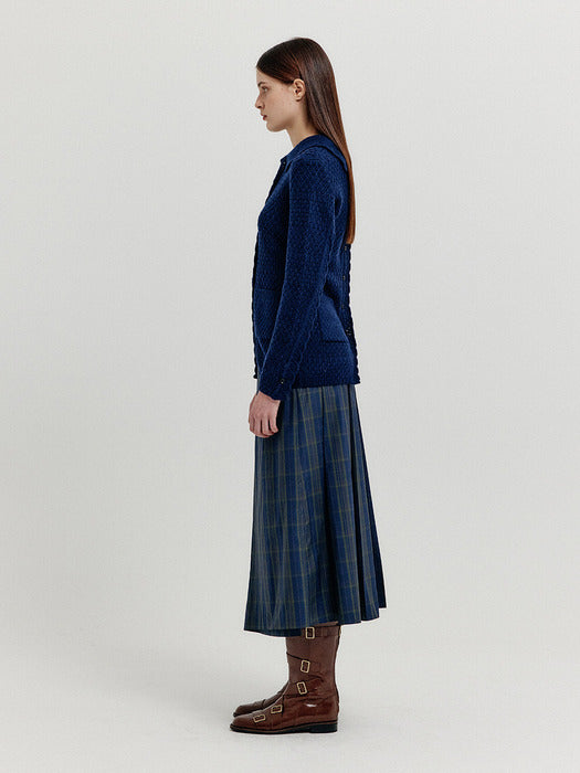Eenk Xelts Pocket Knit Shirt - Navy