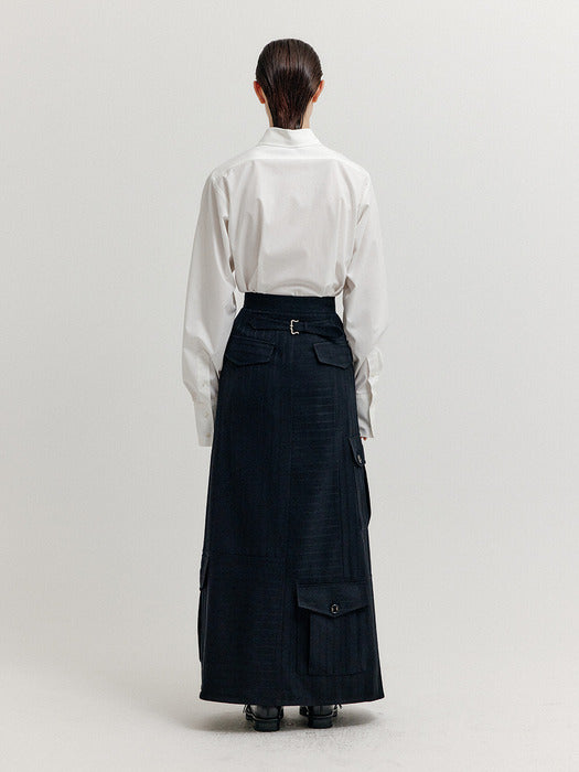 Eenk Xebby Maxi Wrap Skirt - Black