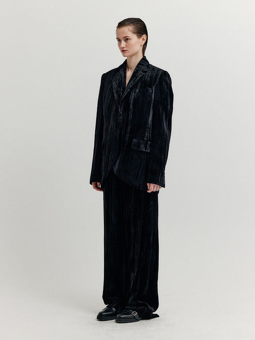 Eenk Xiana Single-Breasted Blazer - Black