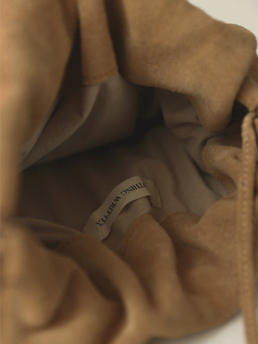 Nothing Written Nella suede strap mini bag (Cheddar)