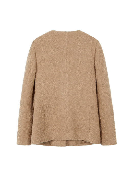 [raive] Puff Sleeve Line Jacket in Beige VW3WJ034-91