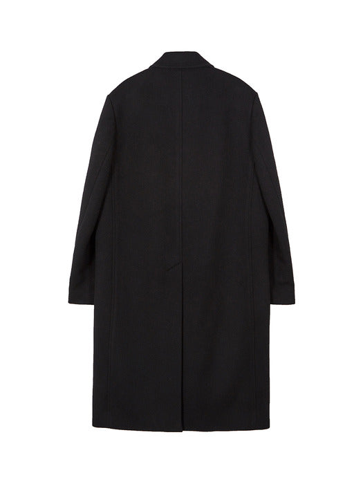 [raive] Single Cashmere Coat in Black VW3WH021-10