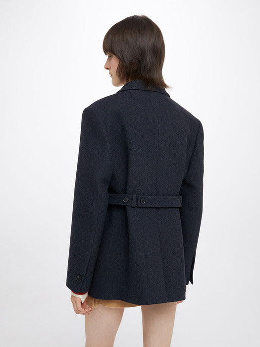 [raive] Overfit Jacket in Navy VW3WJ045-23