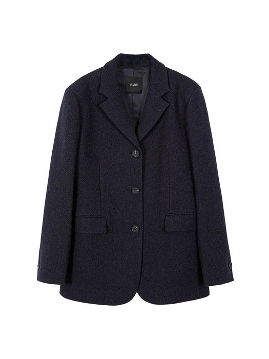 [raive] Overfit Jacket in Navy VW3WJ045-23