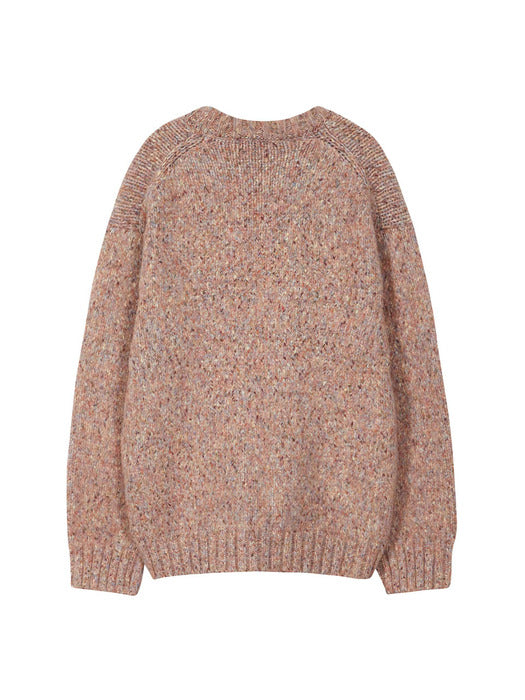 [raive] Multi Color Knit in Pink VK3WP174-72