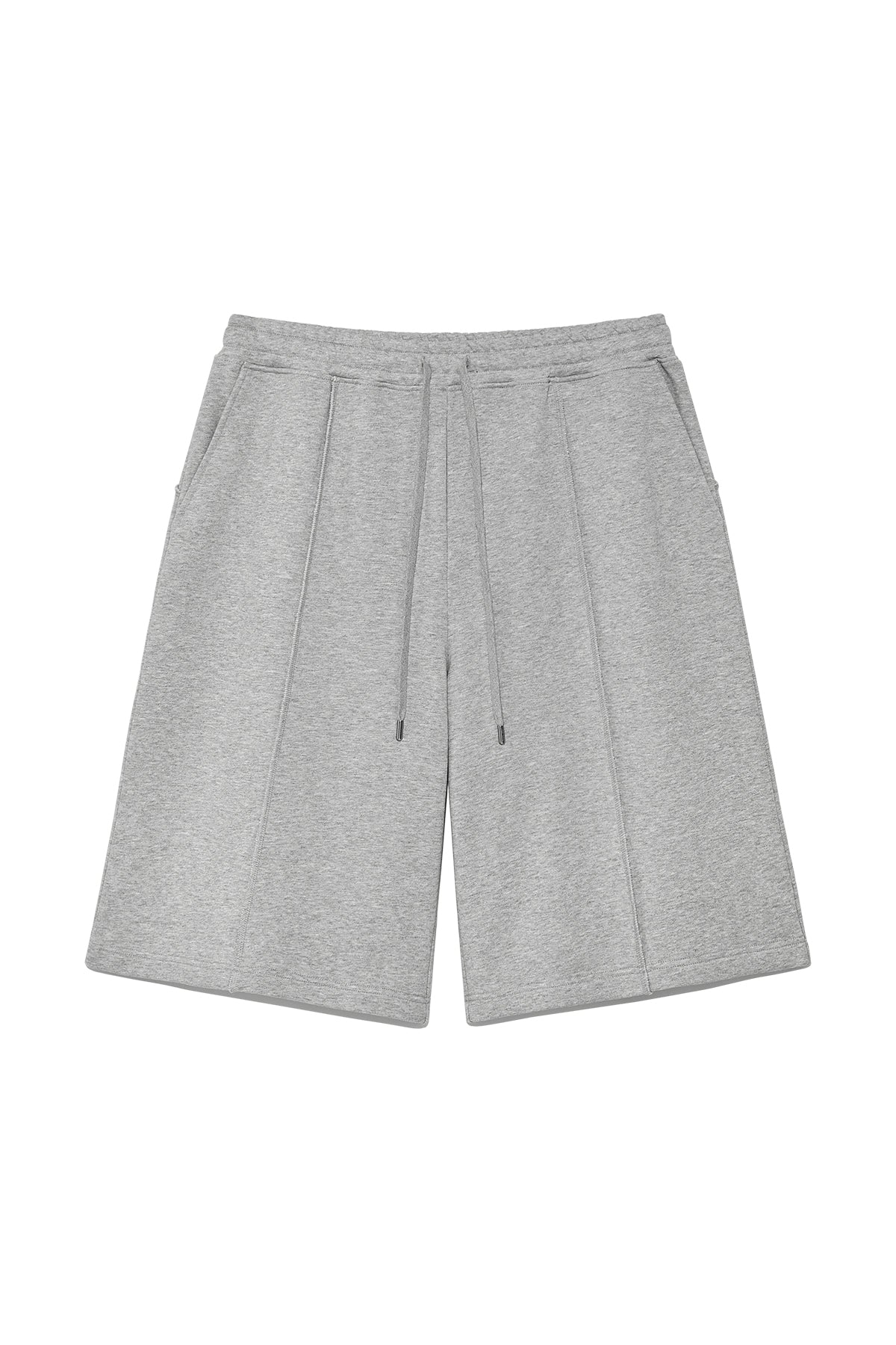 Matinkim Banding Bermuda Sweatpants For Men IN Grey