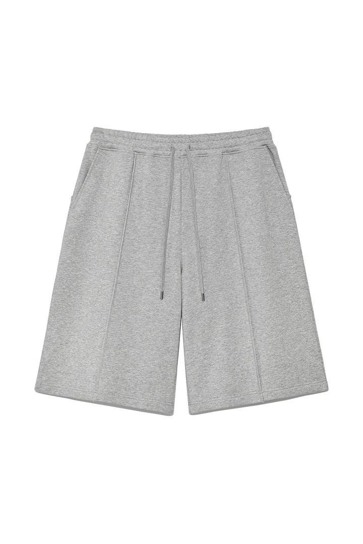 Matinkim Banding Bermuda Sweatpants For Men IN Grey