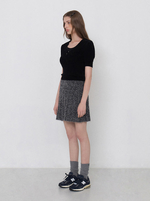 Grove 23Fw Rahul Knit Skirt