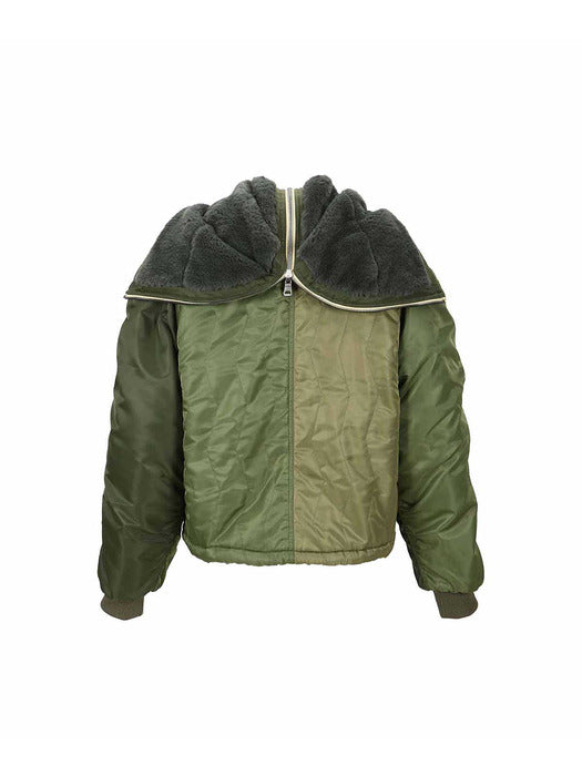[andersson bell] UNISEX N2B BOMBER JACKET awa566u(KHAKI)