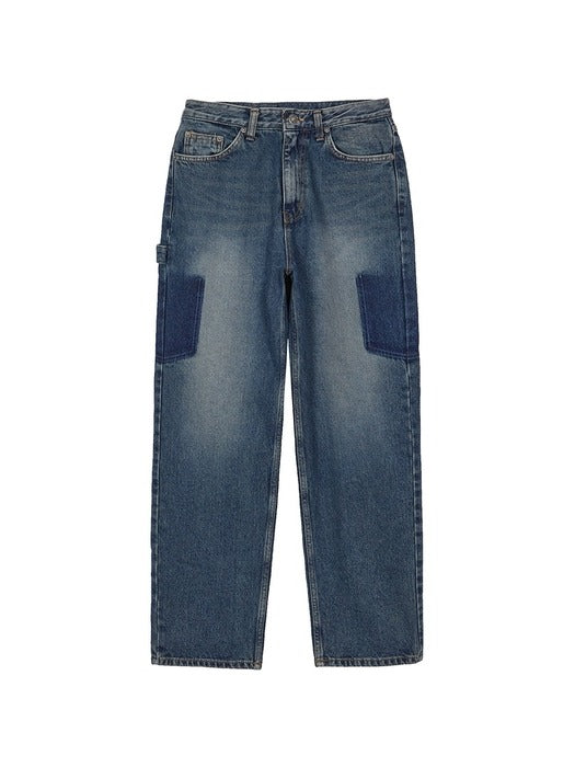 POCKET WASHED DENIM_blue