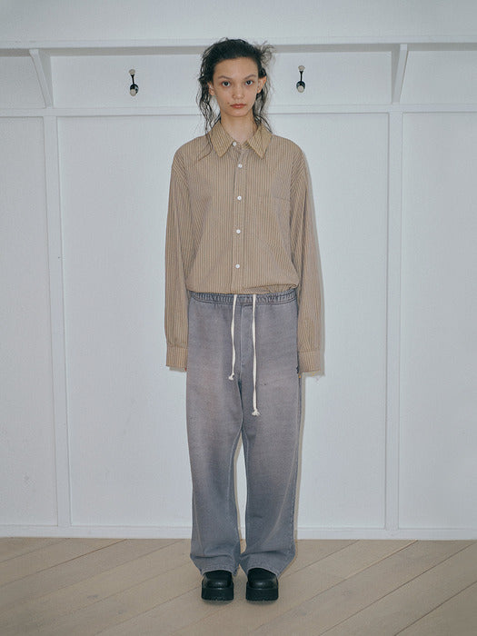 FADED COTTON SWEATPANTS_purple