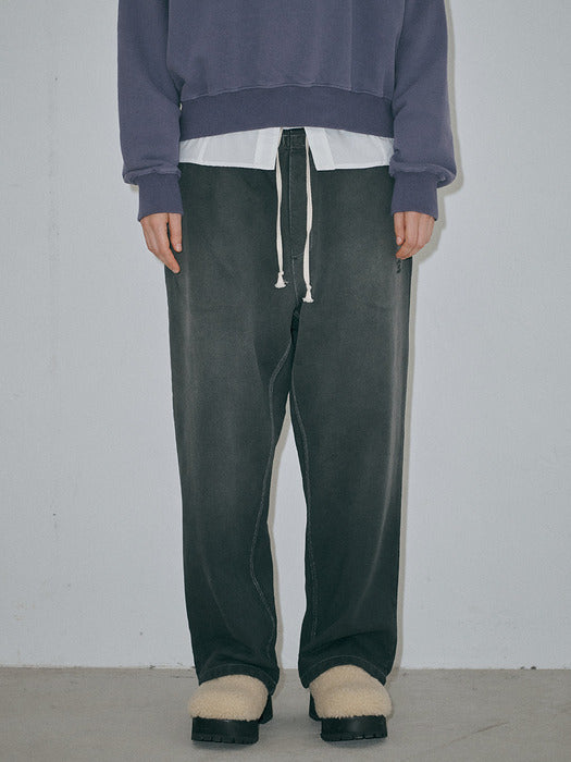 FADED COTTON SWEATPANTS_dark grey