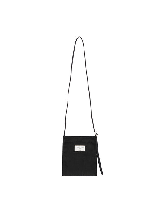 MATIN MESSENGER ECOBAG IN BLACK