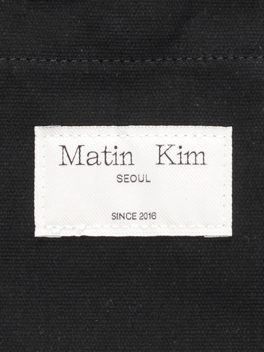 MATIN MESSENGER ECOBAG IN BLACK