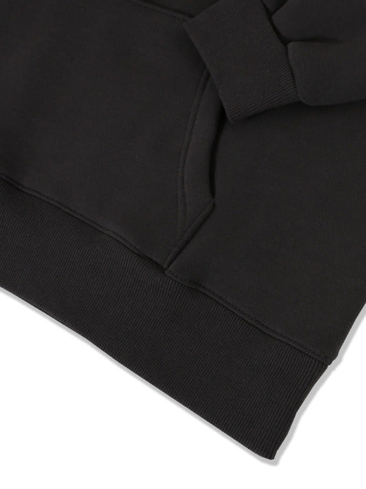 [ambler] Hello Over fit Hoodie AHP1017 (Dark-Gray)