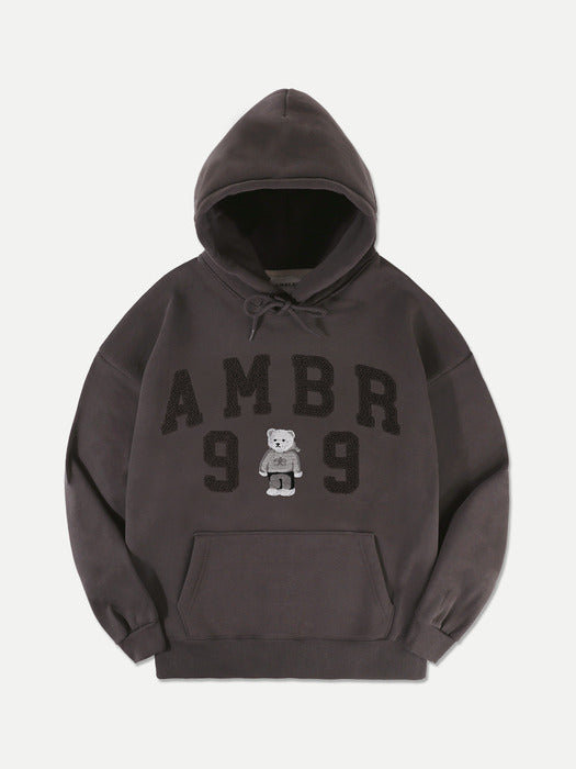 [ambler] 99 AMBLER Over fit Hoodie AHP1019 (Dark-Gray)