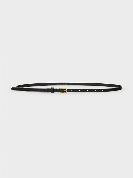 Kindersalmon Mini Leather Belt Black