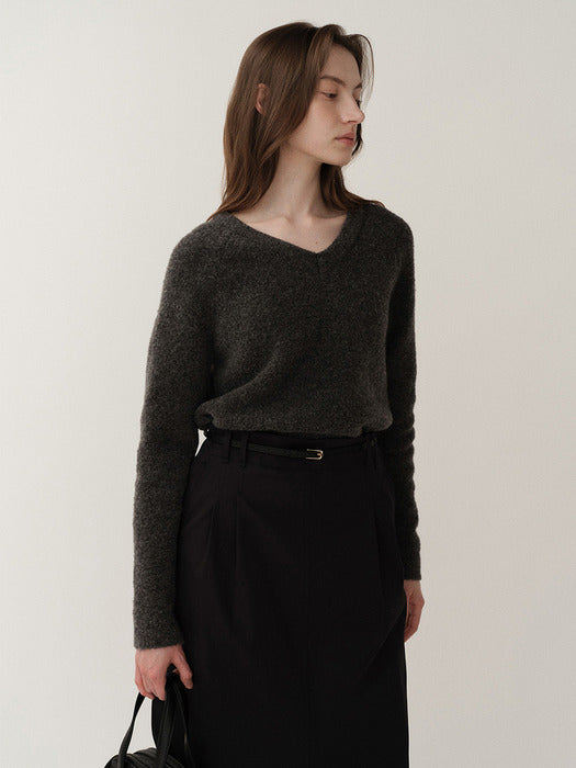 Kindersalmon Mini Leather Belt Black