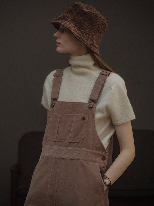 [TILLIDIE] Raccoon half turtle-neck knit_Ivory