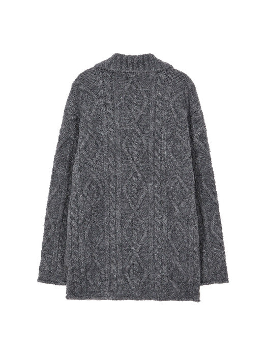 [raive] Overfit Knit in Grey VK3WP173-12