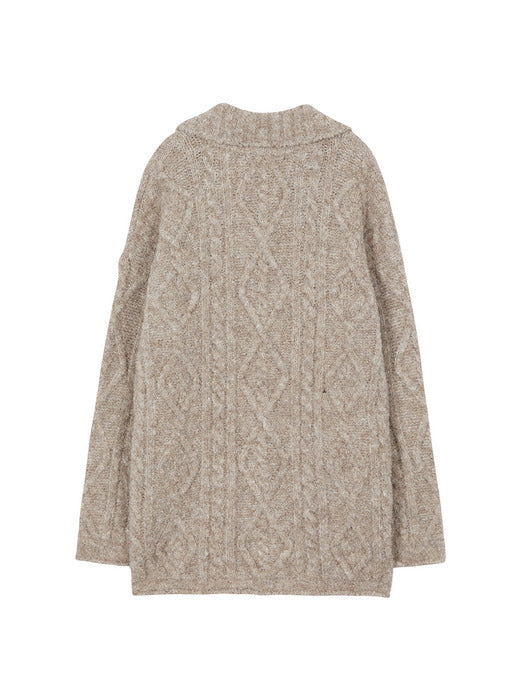 [raive] Overfit Knit in Beige VK3WP173-91