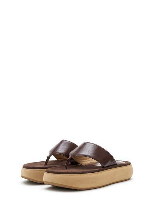 [osoi] BOAT FF SPORTY [CHOCO BROWN]