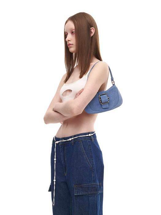 [osoi] SHOULDER BROCLE_SMALL [DENIM SKY]