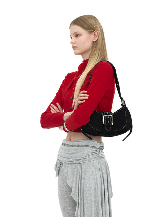 [osoi] HOBO BROCLE [DENIM BLACK]