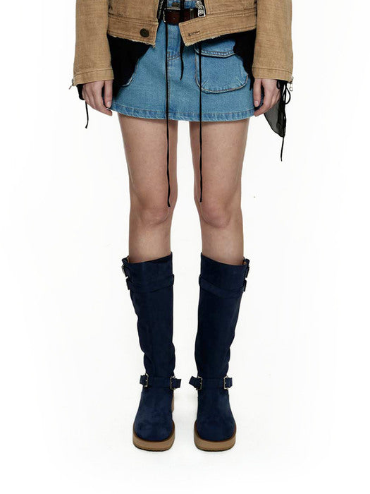 [osoi] TOBOO BROCLE BOOTS [COGNAC BROWN]