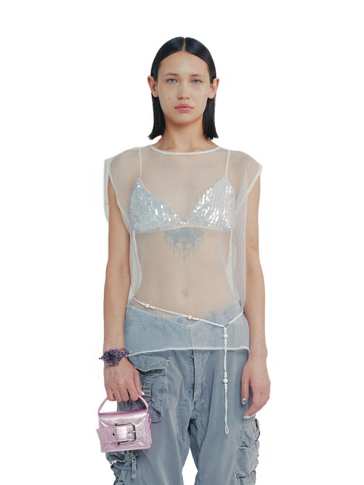 [osoi] BELTED BROCLE_MICRO [METALLIC PINK]