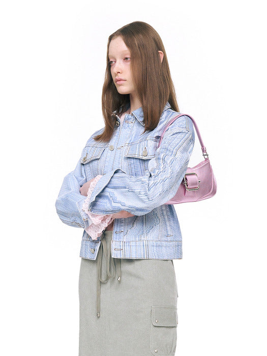 [osoi] SHOULDER BROCLE_SMALL [METALLIC PINK]