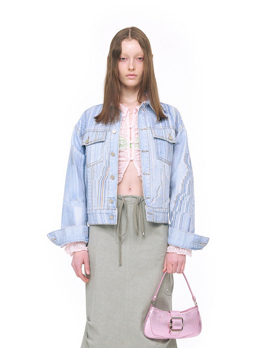 [osoi] SHOULDER BROCLE_SMALL [METALLIC PINK]