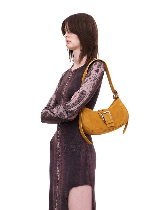 [osoi] HOBO BROCLE [DENIM MUSTARD]