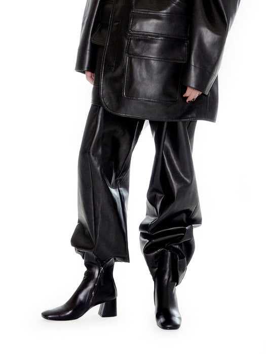 [osoi] ANKY ANKLE BOOTS [BLACK]