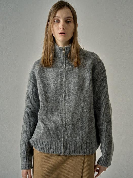 Mohair Knit Jumper_charcoal