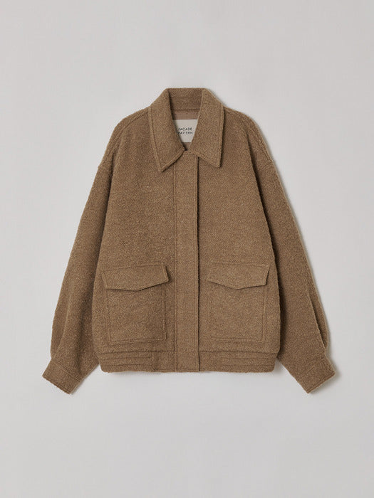Oversized Alpaca Blue Jean_Camel