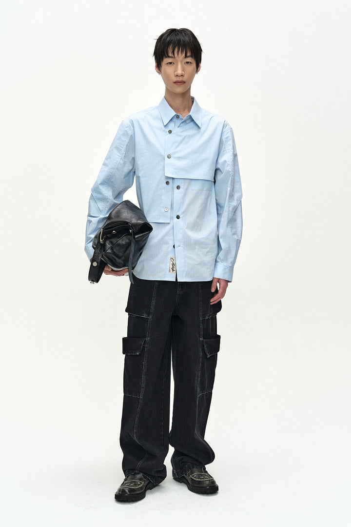 Andersson Bell Maey Stripe Layered Shirt