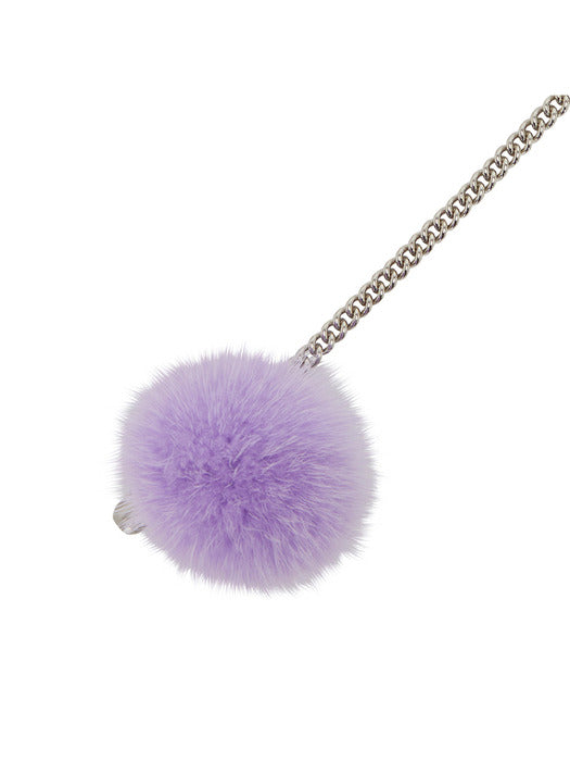 [vunque] Tiny Pompom Bullet Chain (타이니 폼폼 불렛 체인) Purple