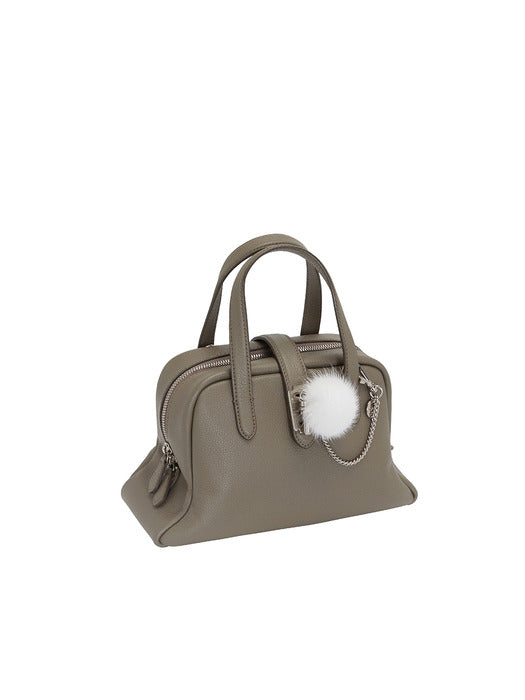 [vunque] Tiny Pompom Bullet Chain (타이니 폼폼 불렛 체인) White