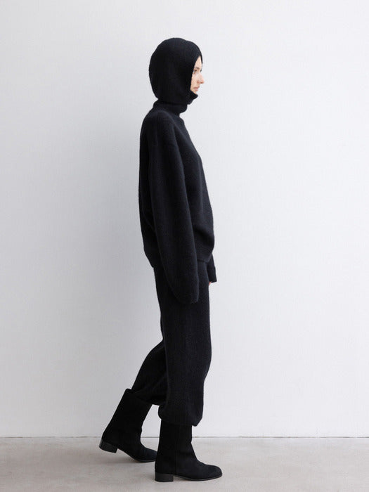 [moia] alpaca balaclava (black)