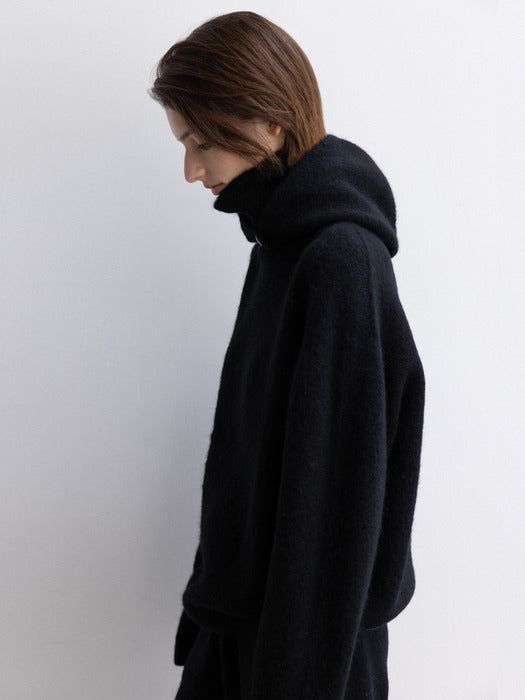 [moia] alpaca balaclava (black)