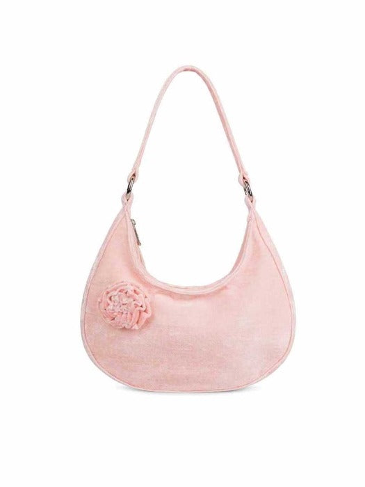 Edith Bag Velvet Light Pink