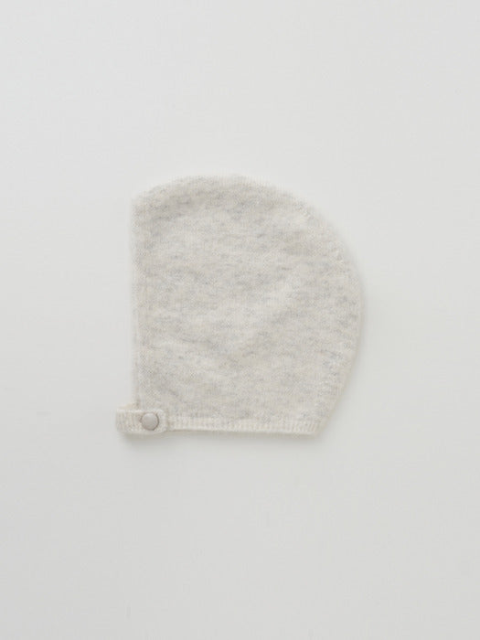 [moia] alpaca balaclava (melange gray)