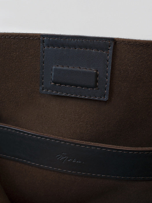 [moia] suede hobo bag (brown)