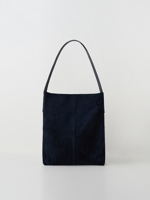 [moia] suede hobo bag (navy)
