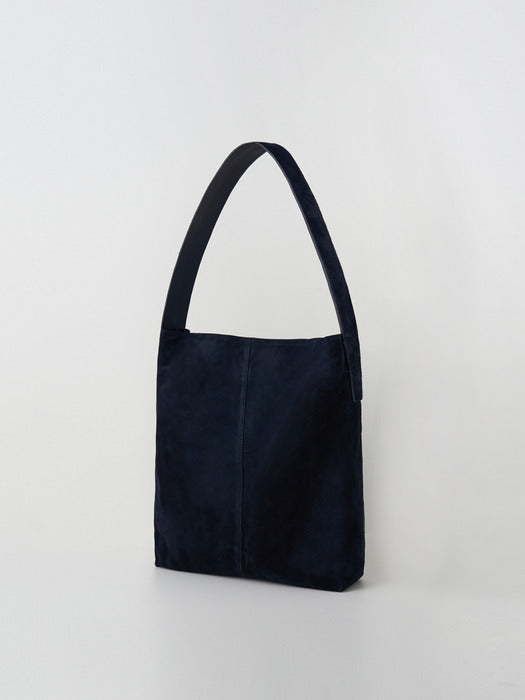 [moia] suede hobo bag (navy)